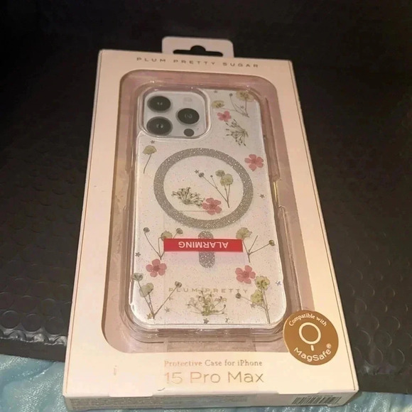 Plum pretty sugar Protective case for iPhone 15 Pro max - Picture 1 of 4